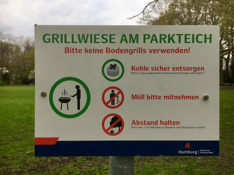 Das Grillen im Park wird jetzt geordnet